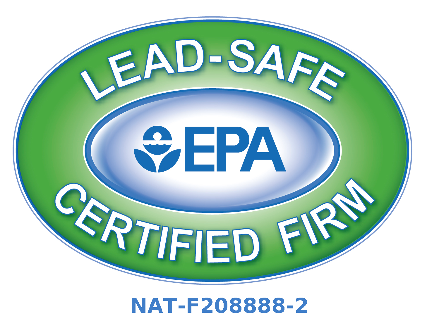 EPA Lead-Safe Certified Firm NAT-F208888-2